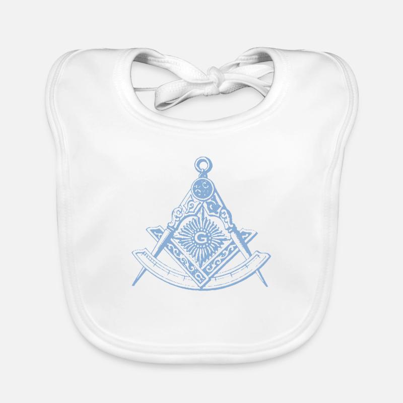 masonic symbol Organic Baby Bibs