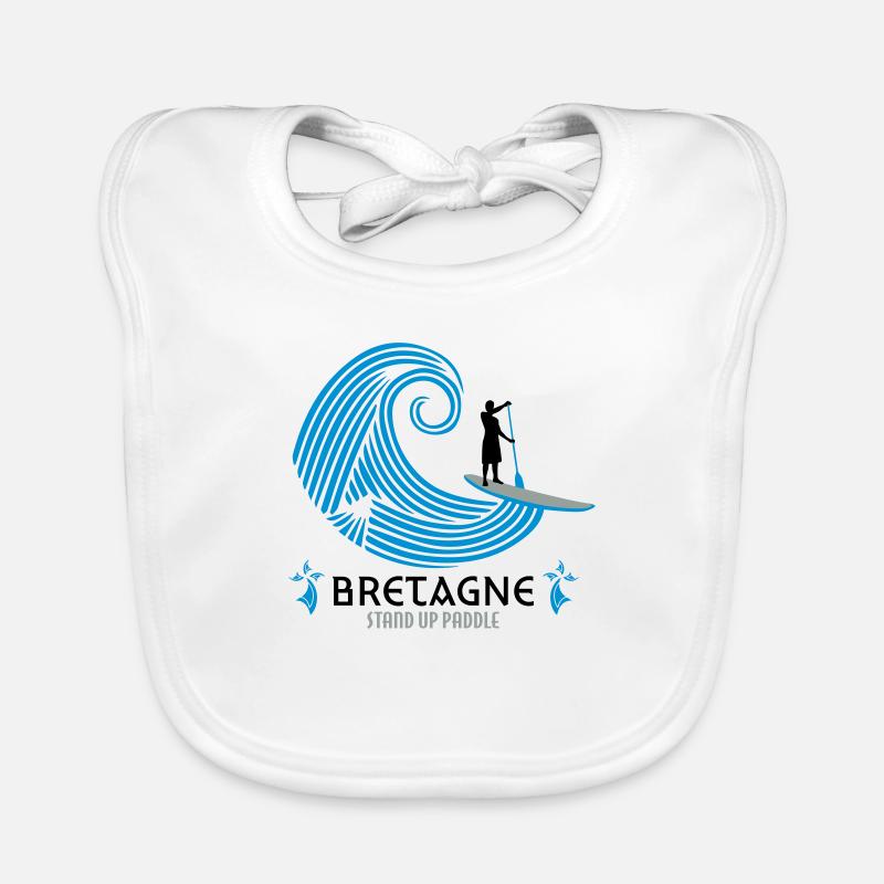 PADDLE BREIZH BRETAGNE Bavoir bio Bébé