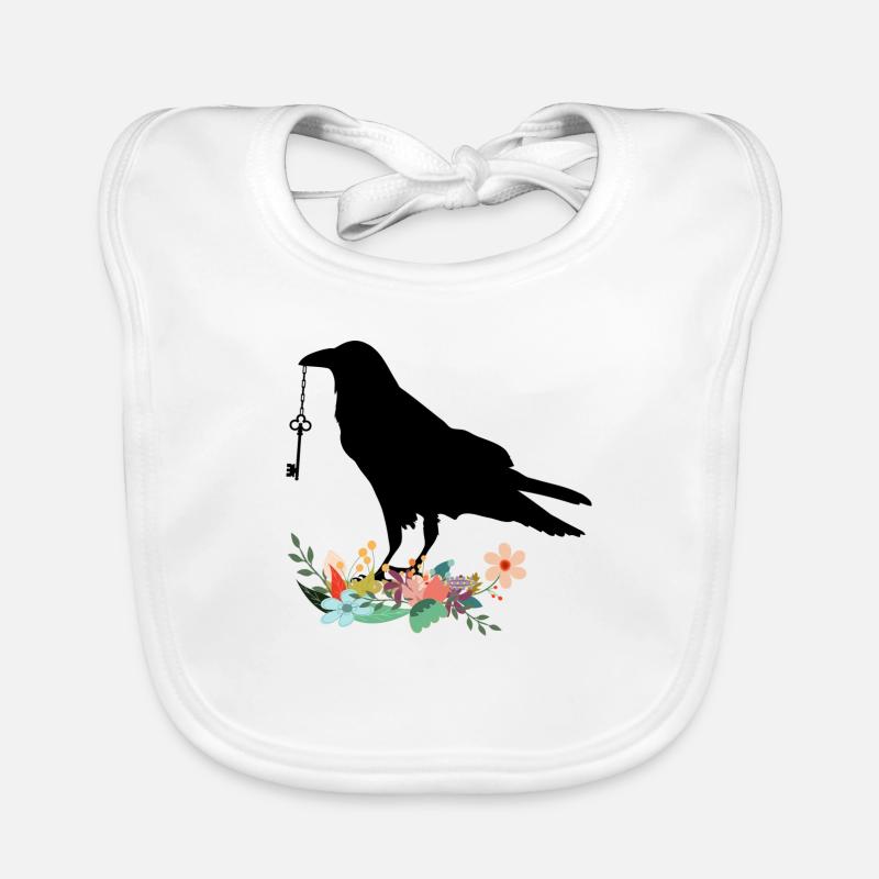corbeau Bavoir bio Bébé