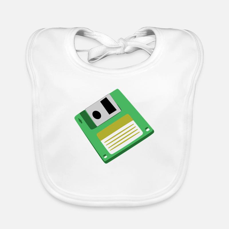 diskette Organic Baby Bibs