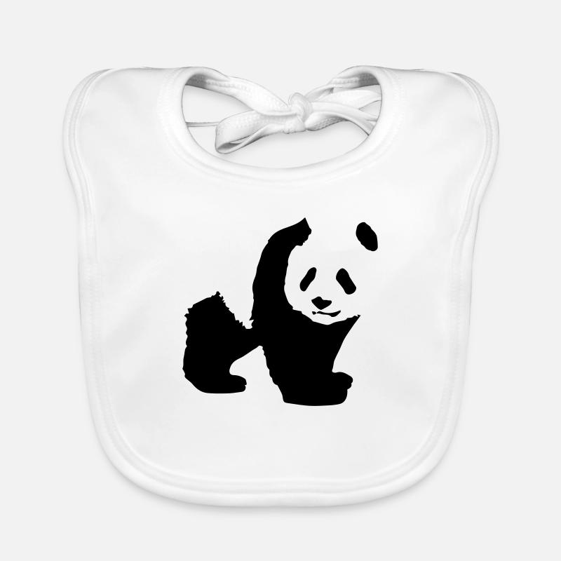 panda Organic Baby Bibs