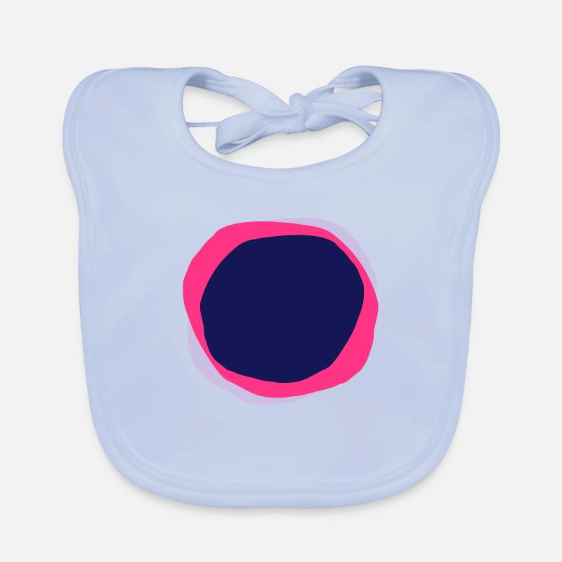 Psychedelic Circles Organic Baby Bibs