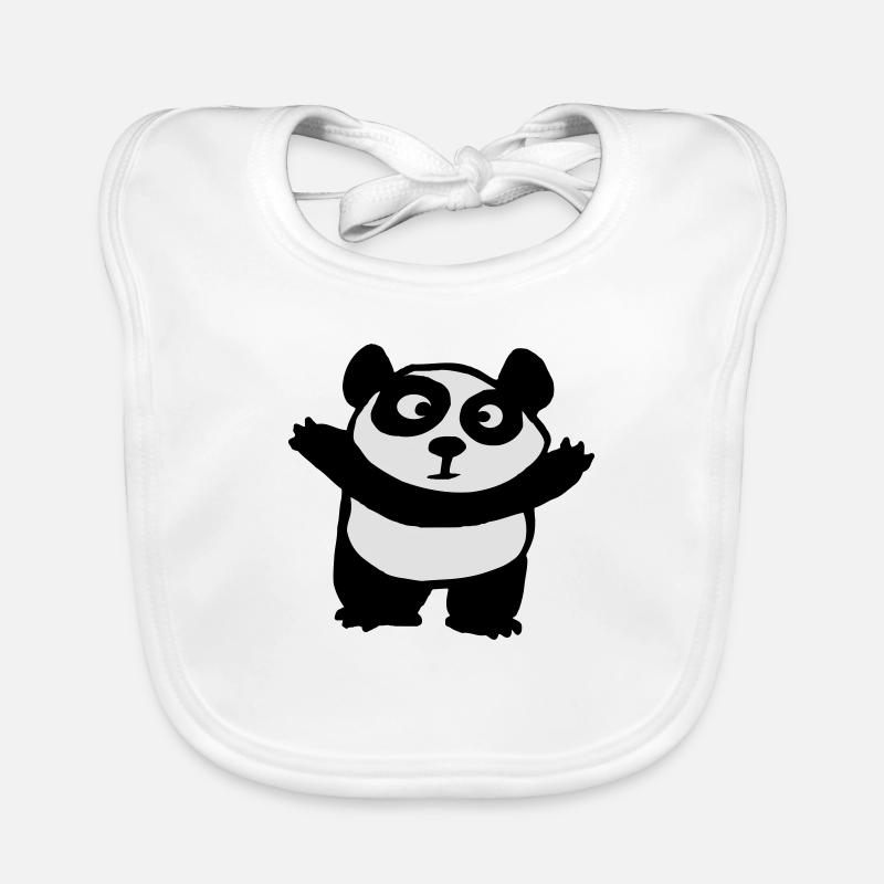 panda Organic Baby Bibs