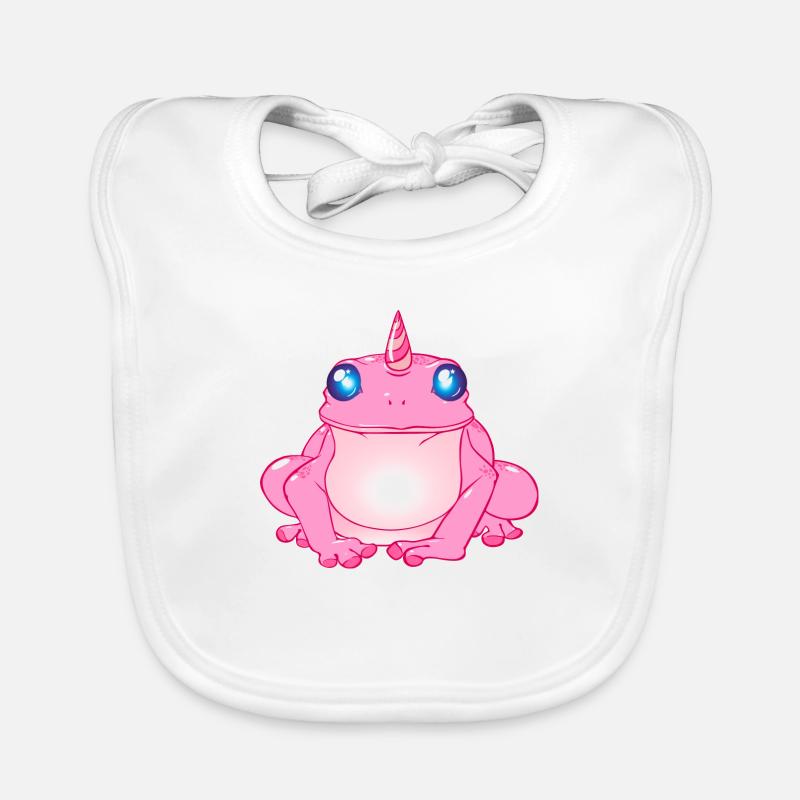 frosch einhorn Baby Bio-Lätzchen