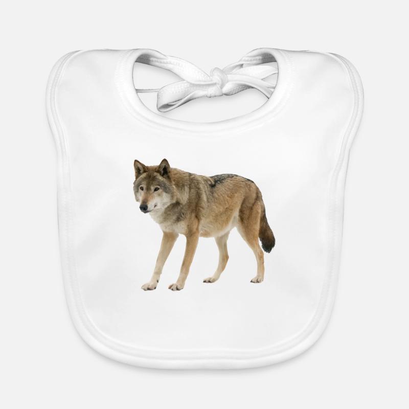 Wolf Organic Baby Bibs