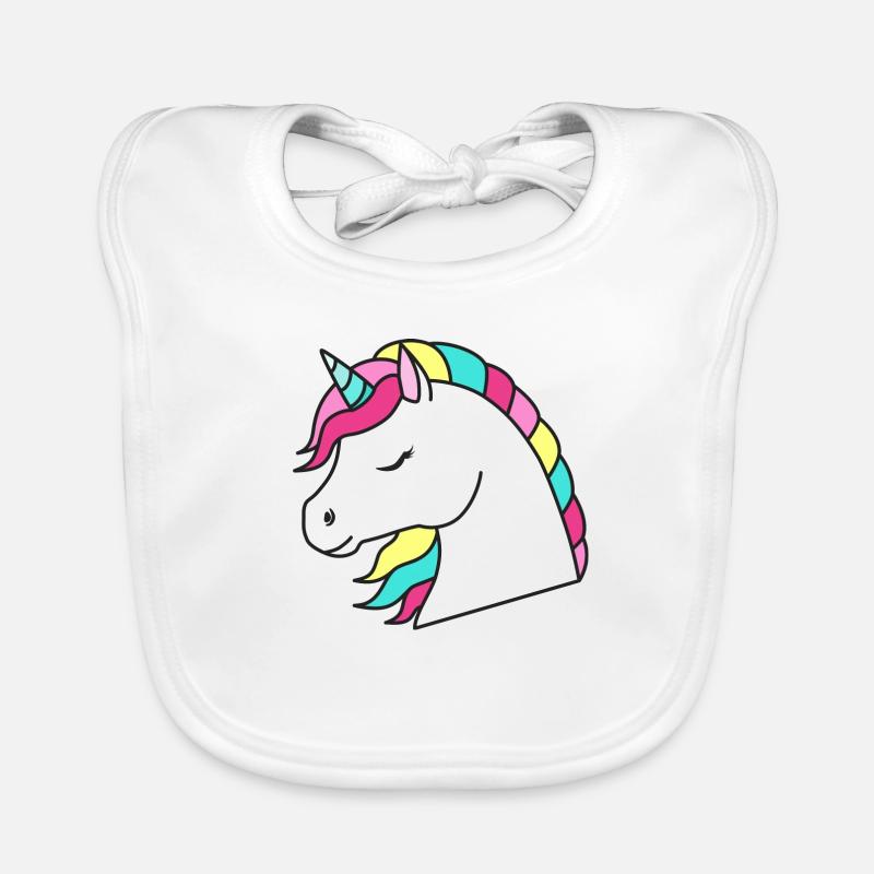 Einhorn Baby Bio-Lätzchen
