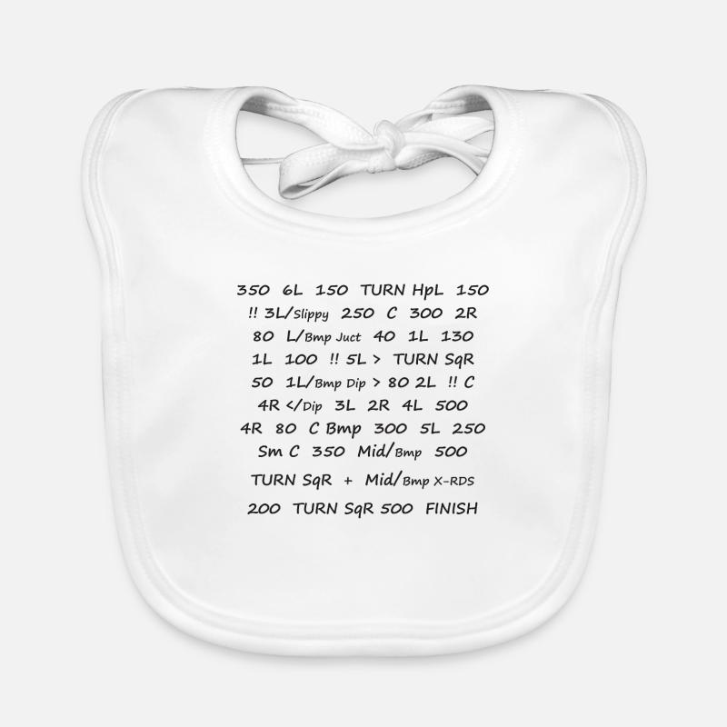 Pace Notes Organic Baby Bibs