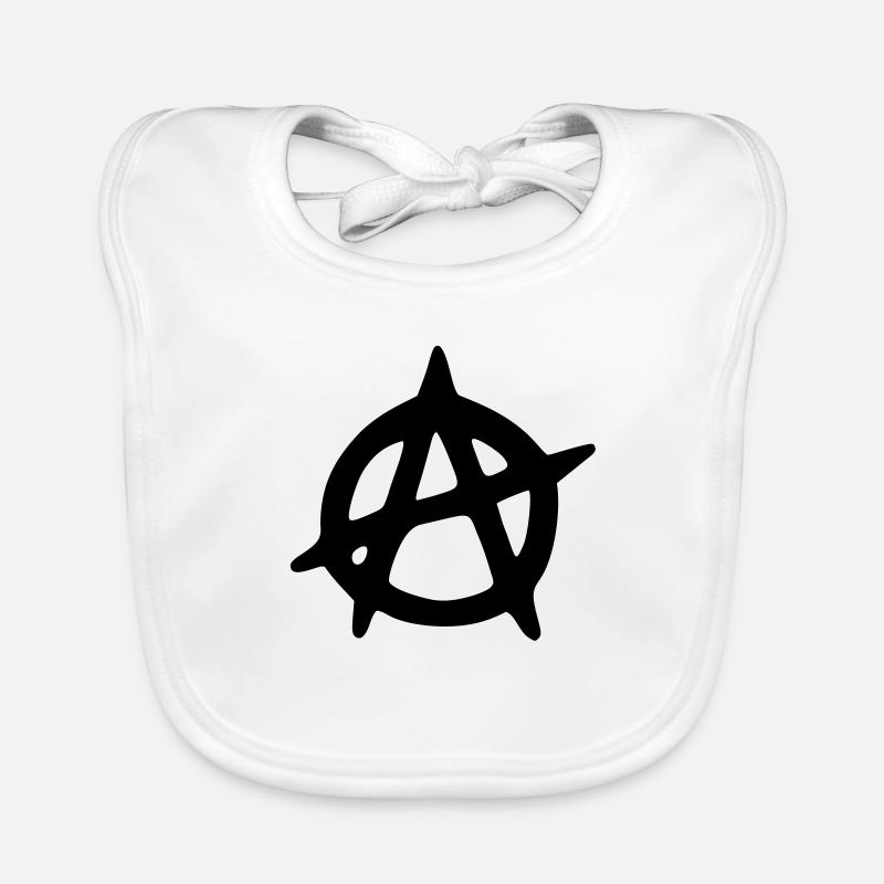 Anarchy - Anarchie (B) Bavoir bio Bébé