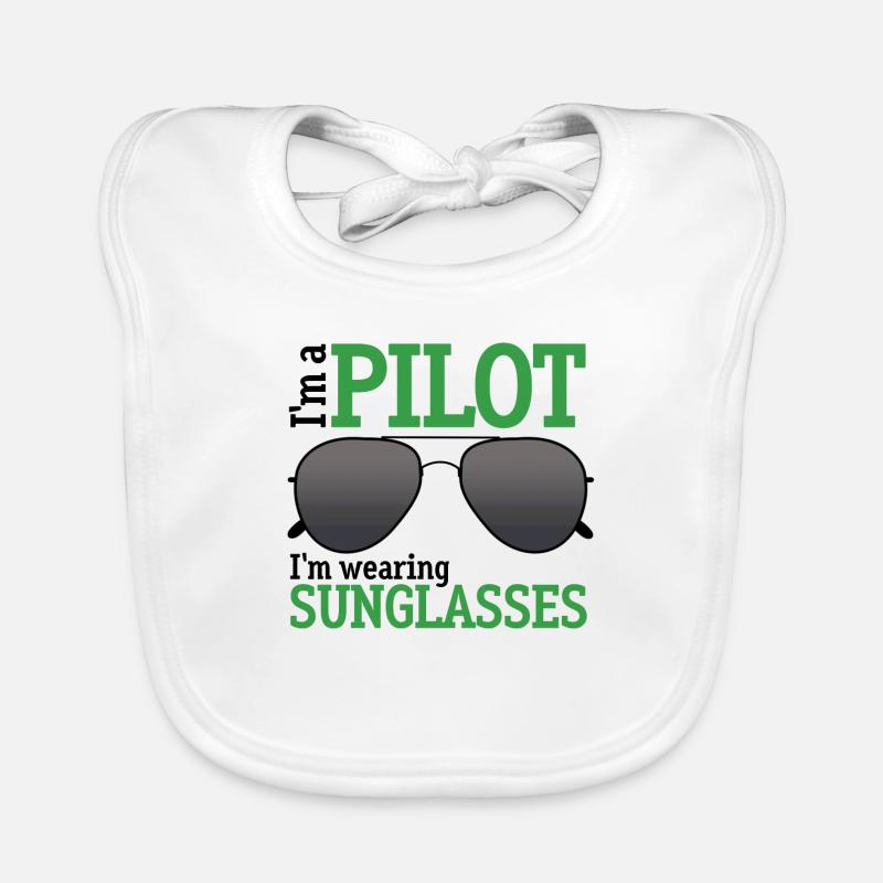 I'm a Pilot Baby Bio-Lätzchen