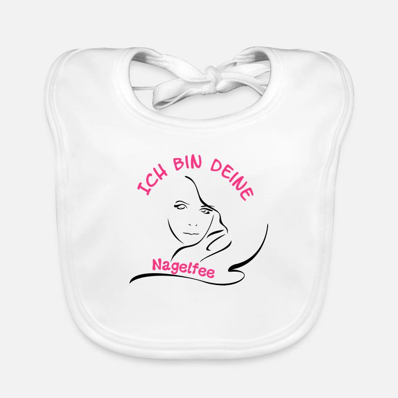 Ich bin deine Nagelfee Baby Bio-Lätzchen