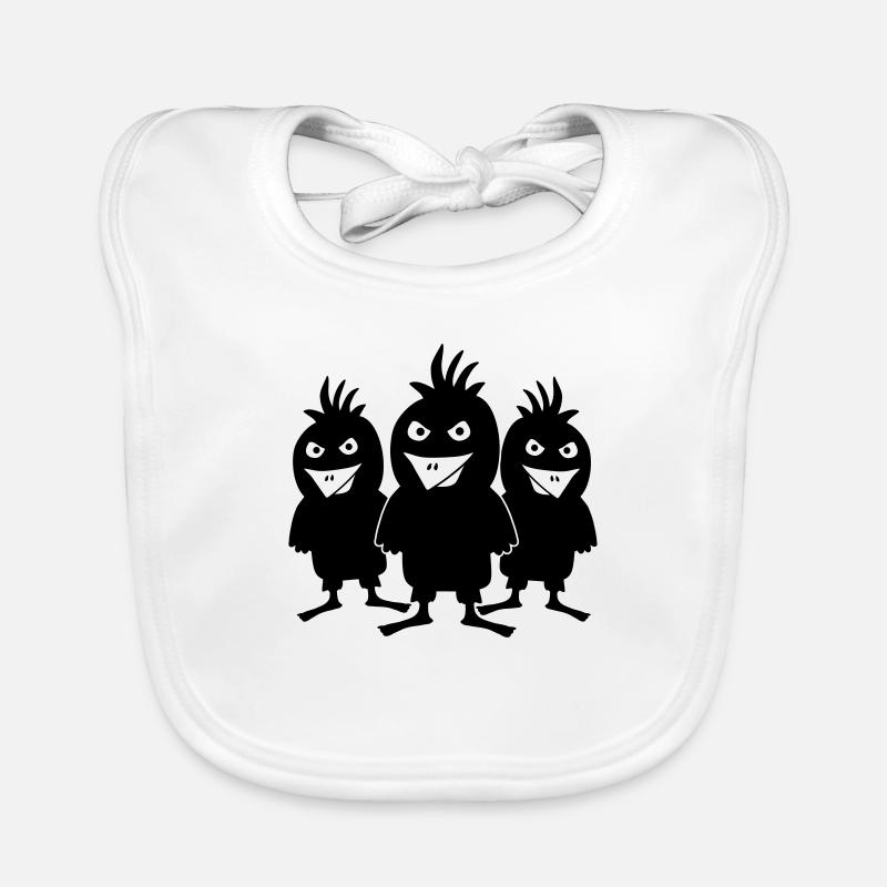 Evil Angry Birds Baby Bio-Lätzchen