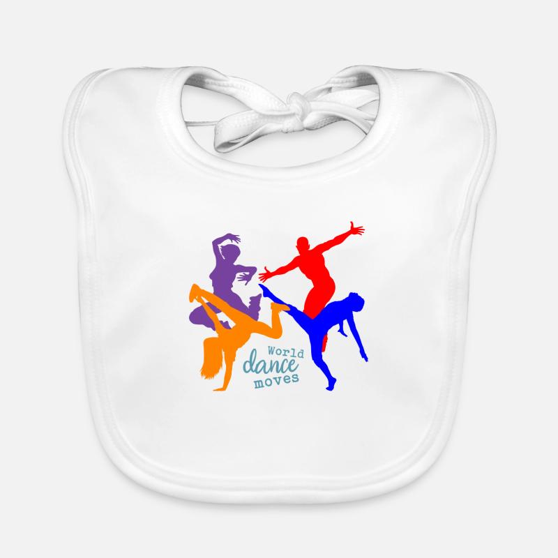 Verdensdans bevægelser danser Hagesmække af økologisk bomuld