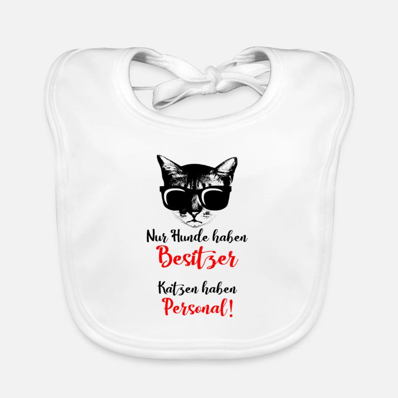 Chat, Chats Bavoir bio Bébé