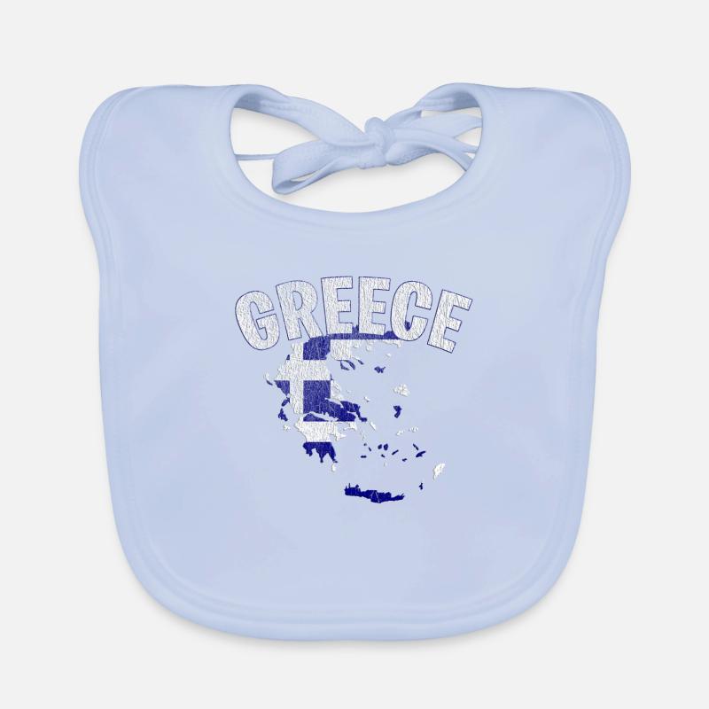 Greece Organic Baby Bibs