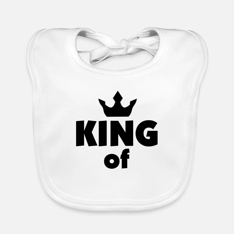 king of (1c) Organic Baby Bibs