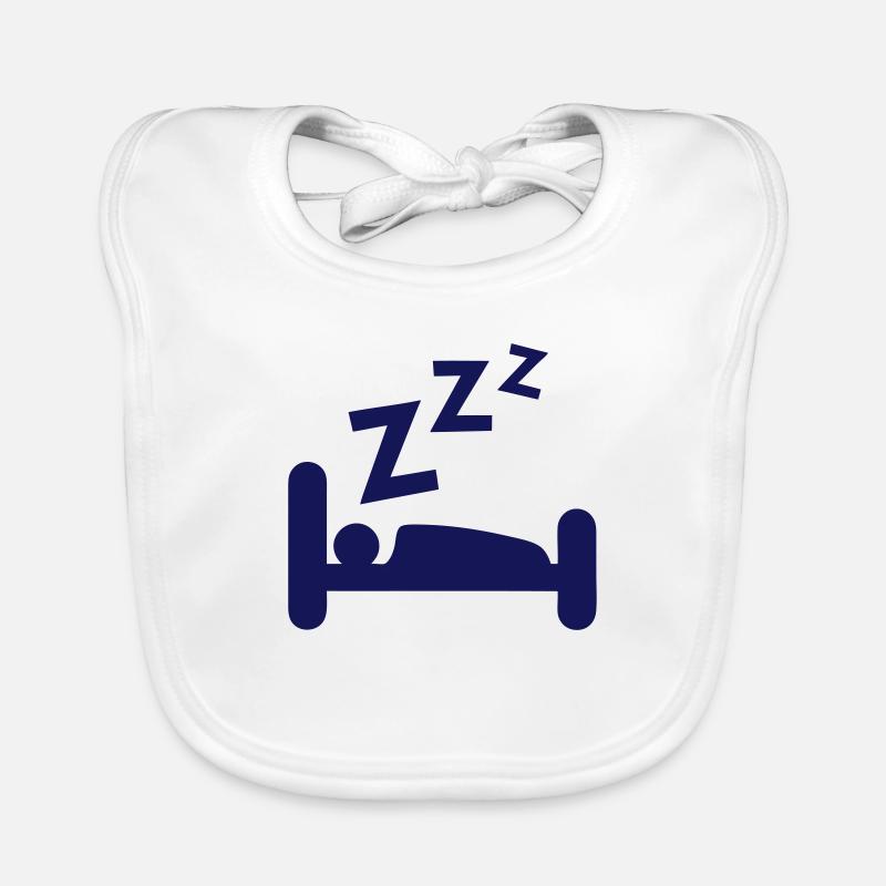 icon sleep zzz 704 Organic Baby Bibs