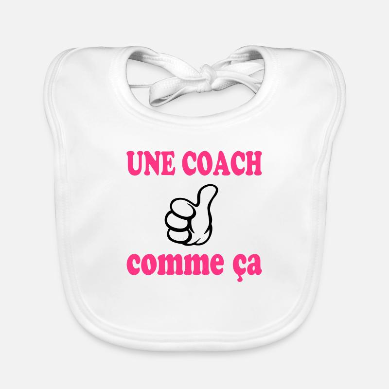 Une coach comme ça Baby Bio-Lätzchen