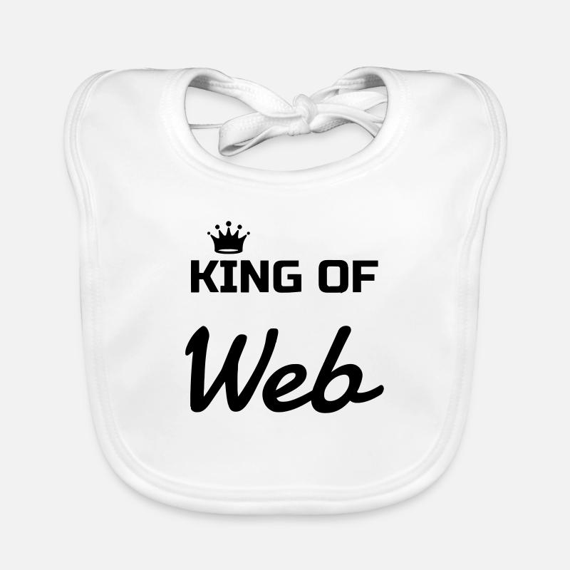 Webmaster Internet Web Geek Website Baby Bio-Lätzchen