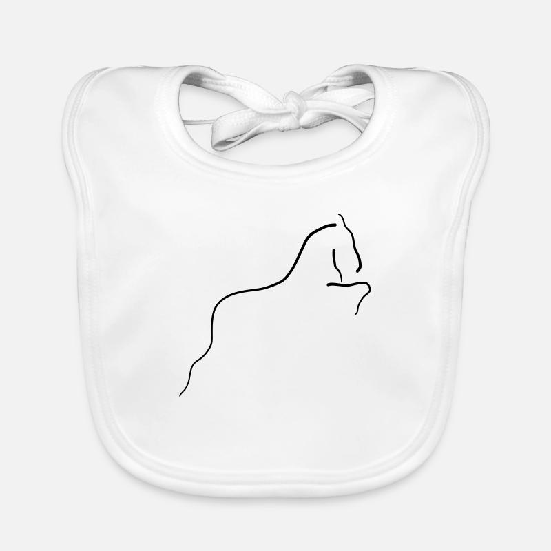 Pferd Baby Bio-Lätzchen
