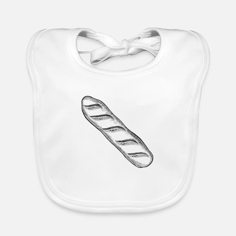 Conception de baguette Bavoir bio Bébé