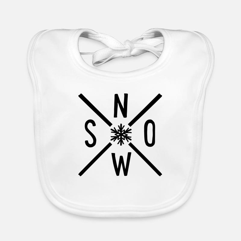 Schnee Baby Bio-Lätzchen