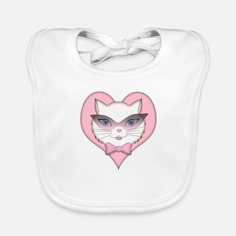 Chat cat Bavoir bio Bébé