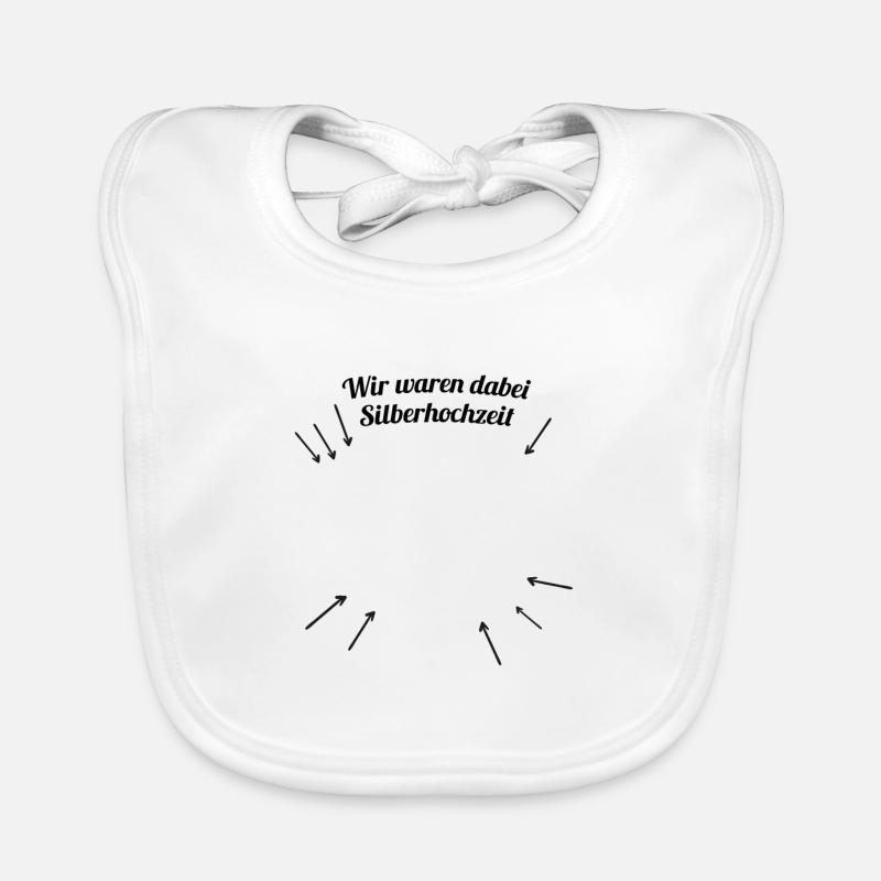 Wir waren dabei - Silberhochzeit Baby Bio-Lätzchen