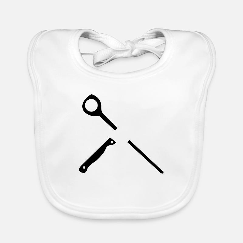 koch besteck Baby Bio-Lätzchen