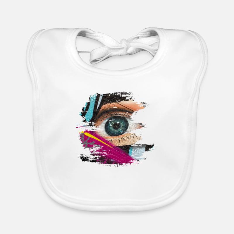 Graffiti Organic Baby Bibs