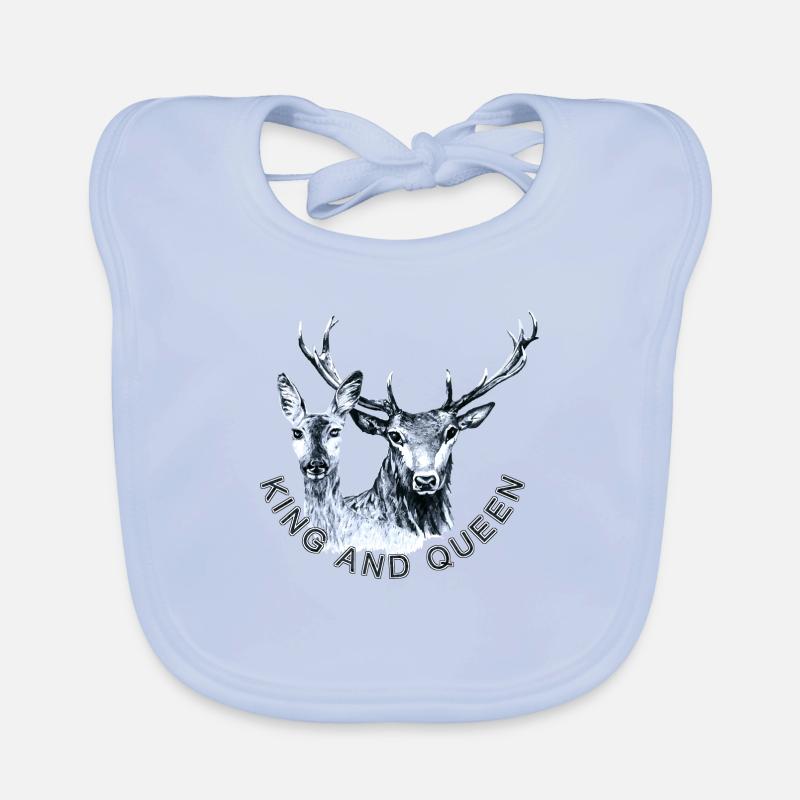 Deer and doe Organic Baby Bibs
