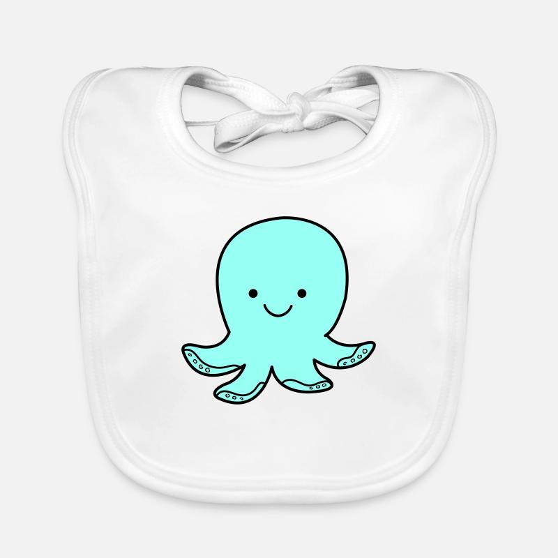 Sourire de poulpe Bavoir bio Bébé
