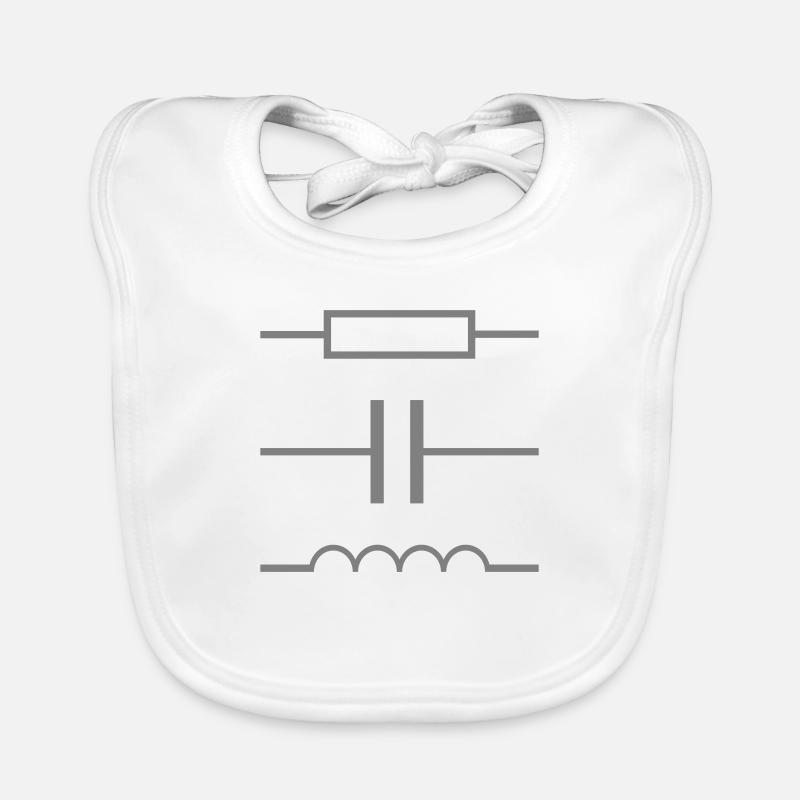 Electrical Engineering Electronics Mechatronics Nerd Shirt Organic Baby Bibs