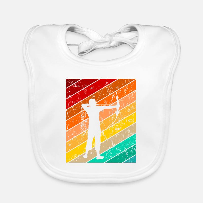 Bogenschießen Bogenschütze Pfeil und Bogen Baby Bio-Lätzchen