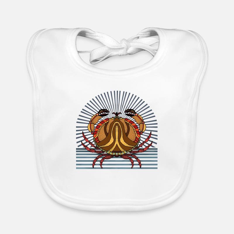 Crabe Bavoir bio Bébé