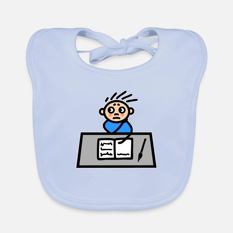 Young Desk - Learn School Homework Organic Baby Bibs