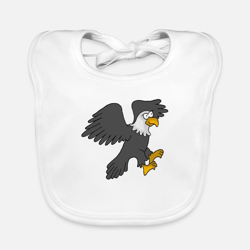 Dessin animé Eagle Bavoir bio Bébé