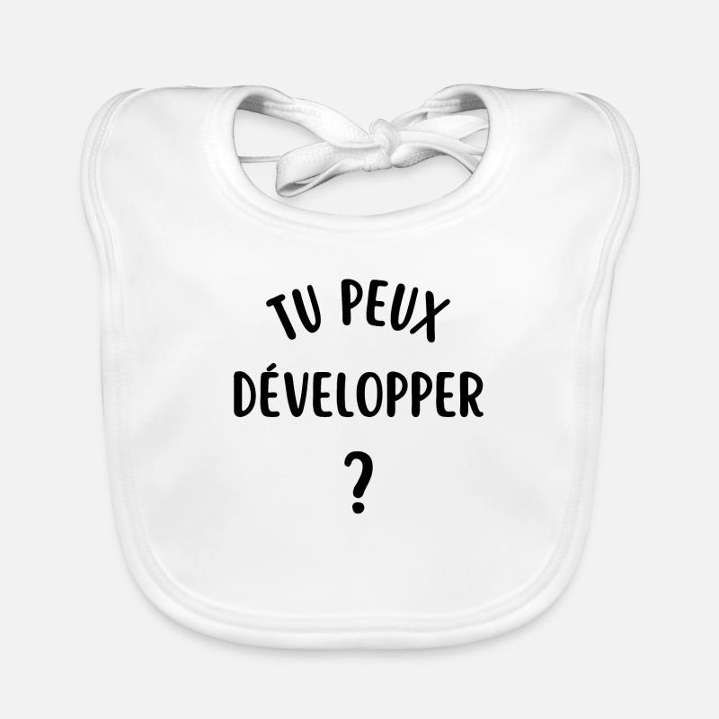 tu peux développer Bavoir bio Bébé