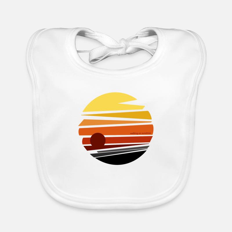marcher sur le soleil Bavoir bio Bébé