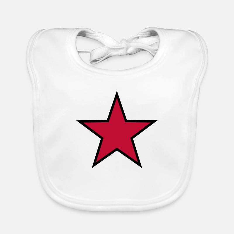 Star Symbol Organic Baby Bibs