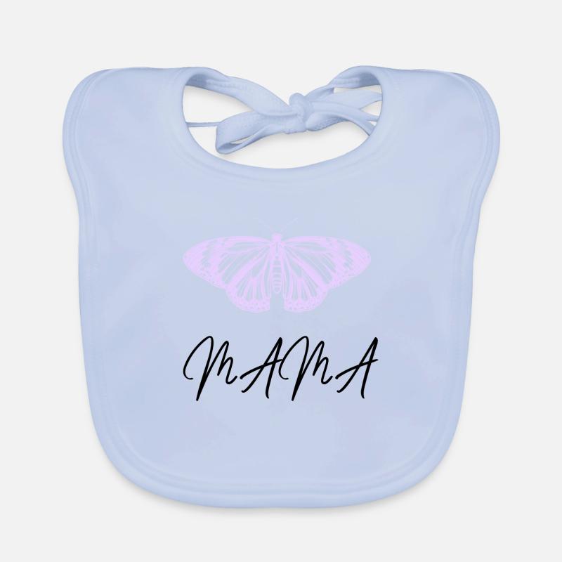 Maman Papillon Bavoir bio Bébé
