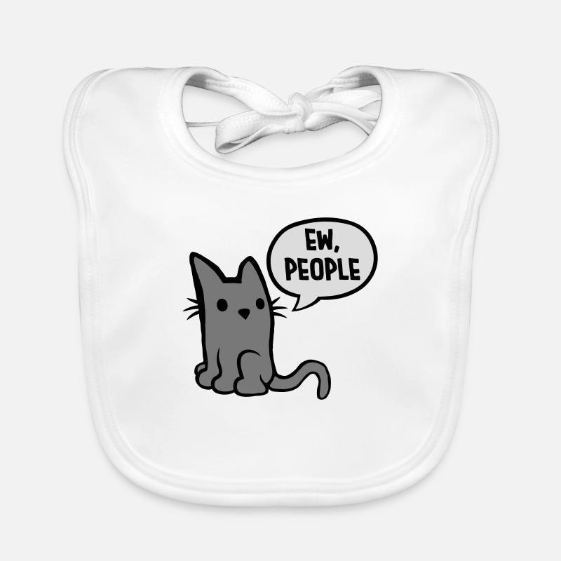 ew people Katze Haustier Baby Bio-Lätzchen