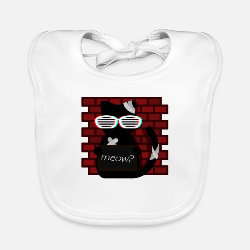 Nicht nette Katze Baby Bio-Lätzchen