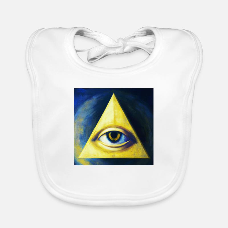All Seeing Eye Organic Baby Bibs