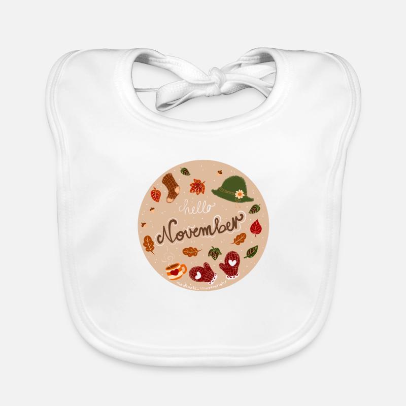 Novembre Amour Bavoir bio Bébé