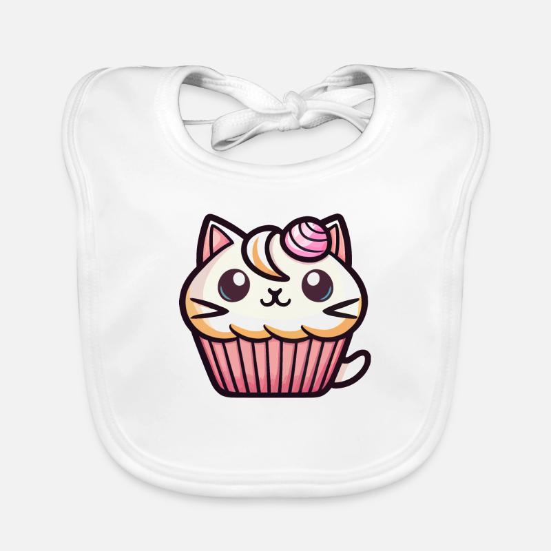 Muffinkatze Baby Bio-Lätzchen