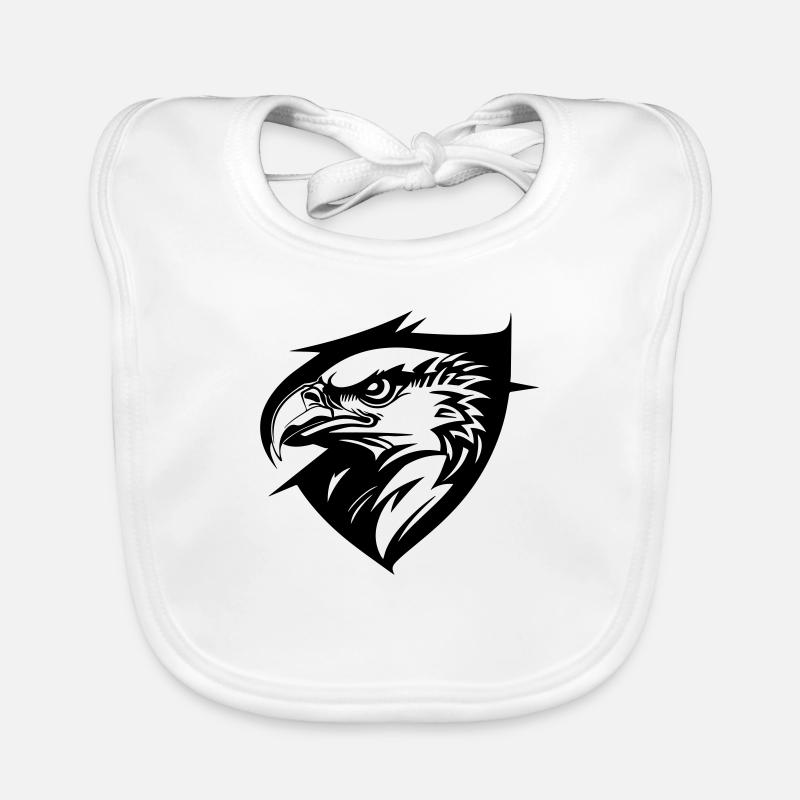 Eagle in profile Organic Baby Bibs