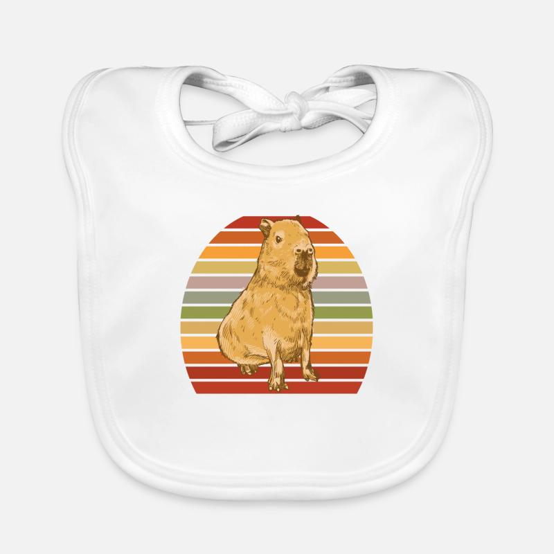 Capybara Bavoir bio Bébé