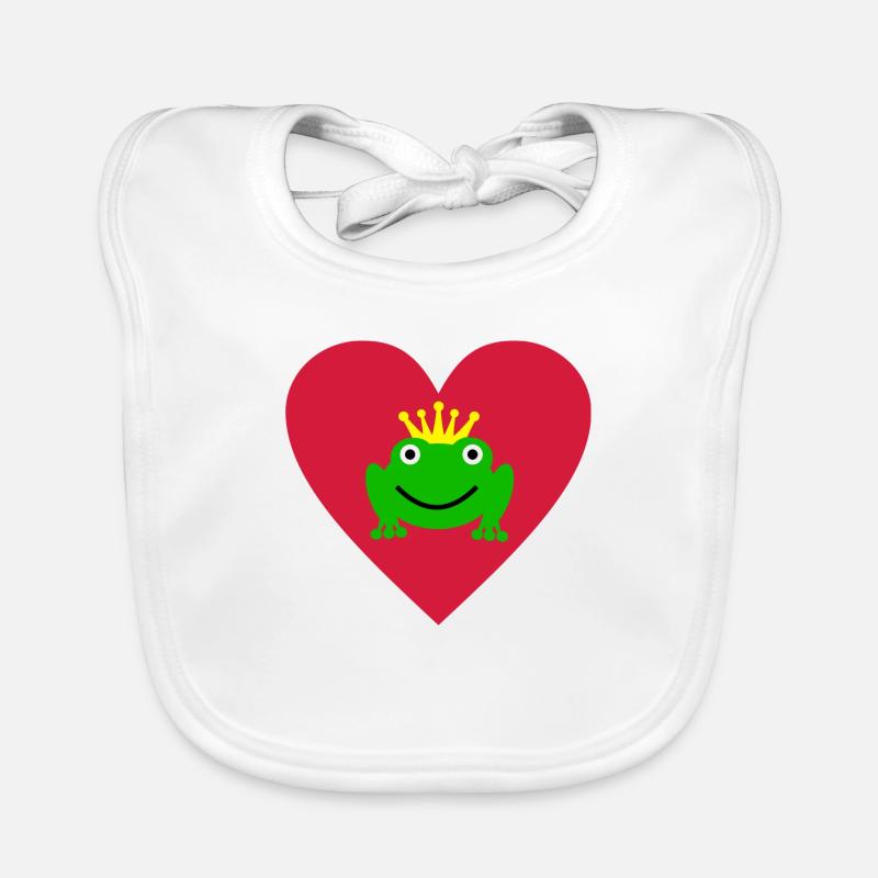 Principe ranocchio Bavaglino ecologico per neonato