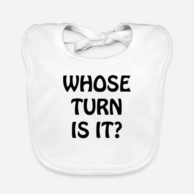 Boardgame Chess Backgammon Game Night Organic Baby Bibs