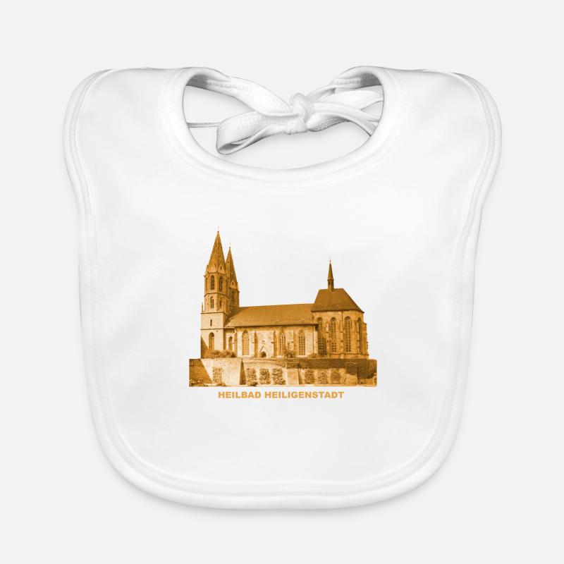 Heiligenstad Kirche Heilbad Thüringen Eichsfeld Baby Bio-Lätzchen